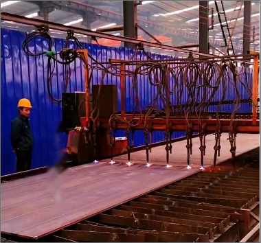 甘肃清水钢结构车间数控等离子切割机